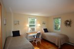 Lower level twin bedroom